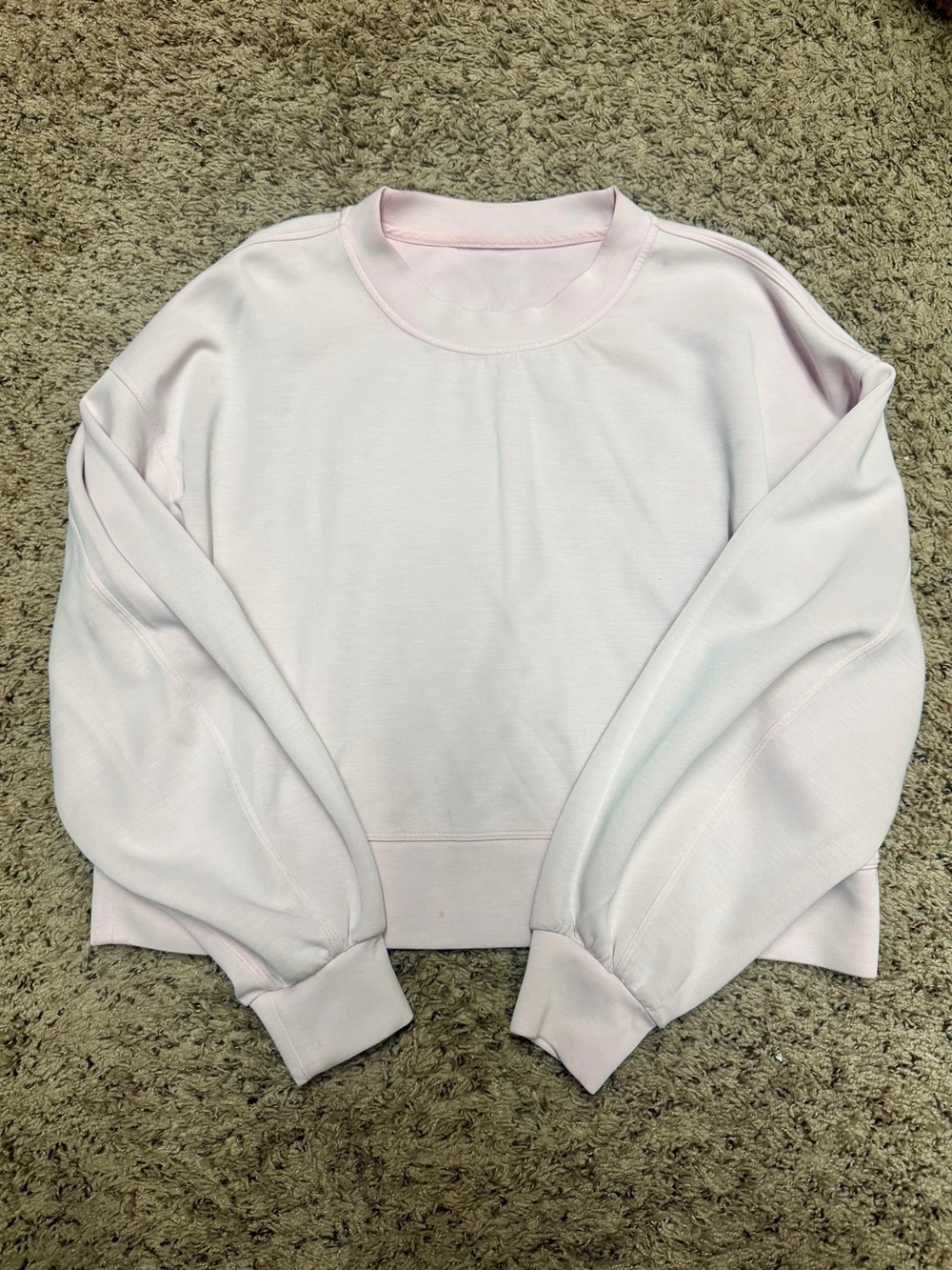 lululemon Softstreme Perfectly Oversized Cropped Crew